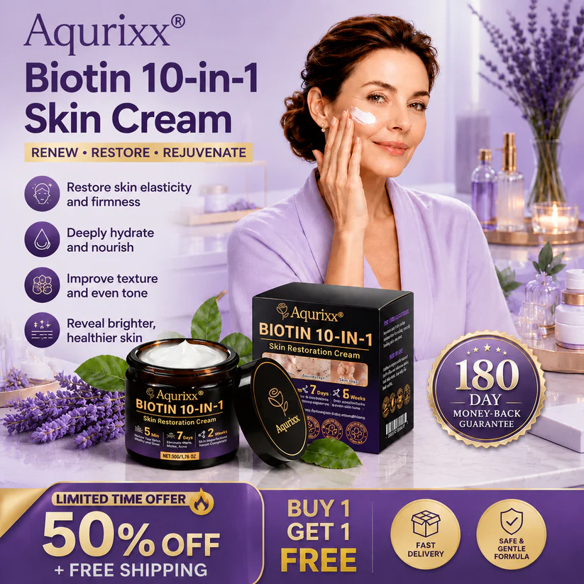 Aqurixx BIOTIN 10-IN-1 SKIN RESTORATION CREAM